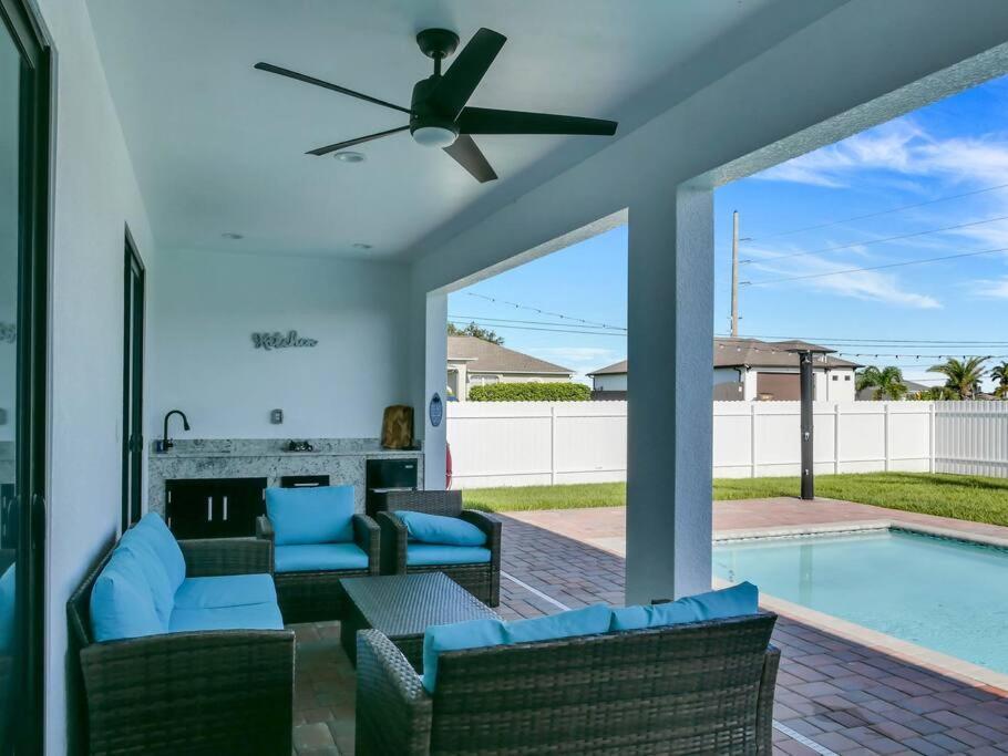 Casa Sevilla, Heated Pool, Sleeps 9, 4B3B Cape Coral Exterior foto