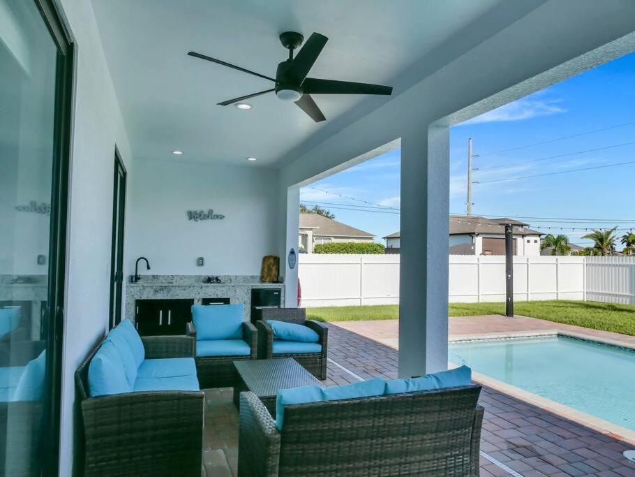 Casa Sevilla, Heated Pool, Sleeps 9, 4B3B Cape Coral Exterior foto